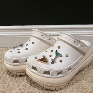 Crocs- Platform with Fun Charms